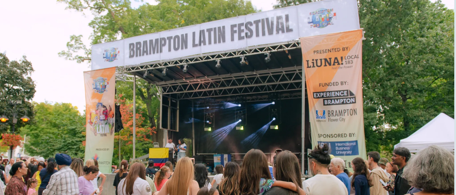 booth at Brampton Latino Festival